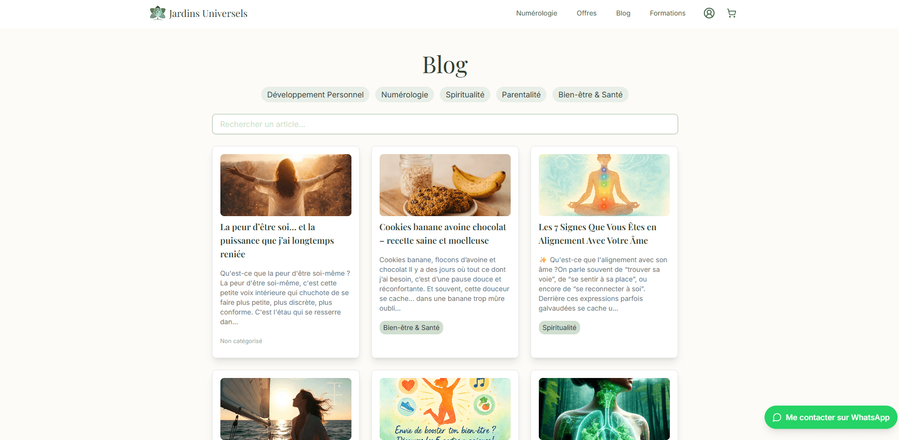 blog jardins universels