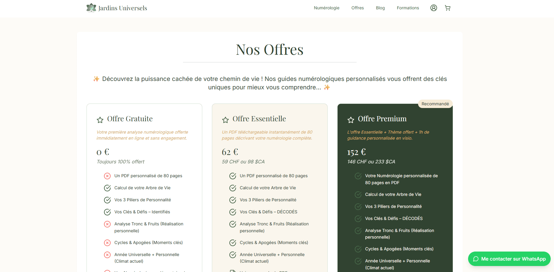 jardins universels