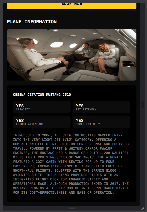 Jetwist — application de réservation de jets privés développée par Studio Dahu
